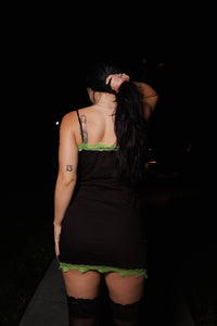 Mars Attack Slit Lace Dress