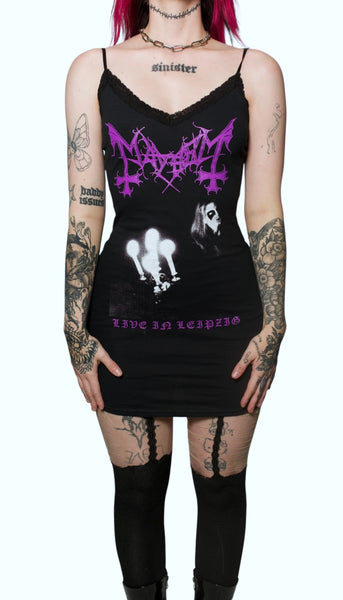 Mayhem Lace Strap Dress