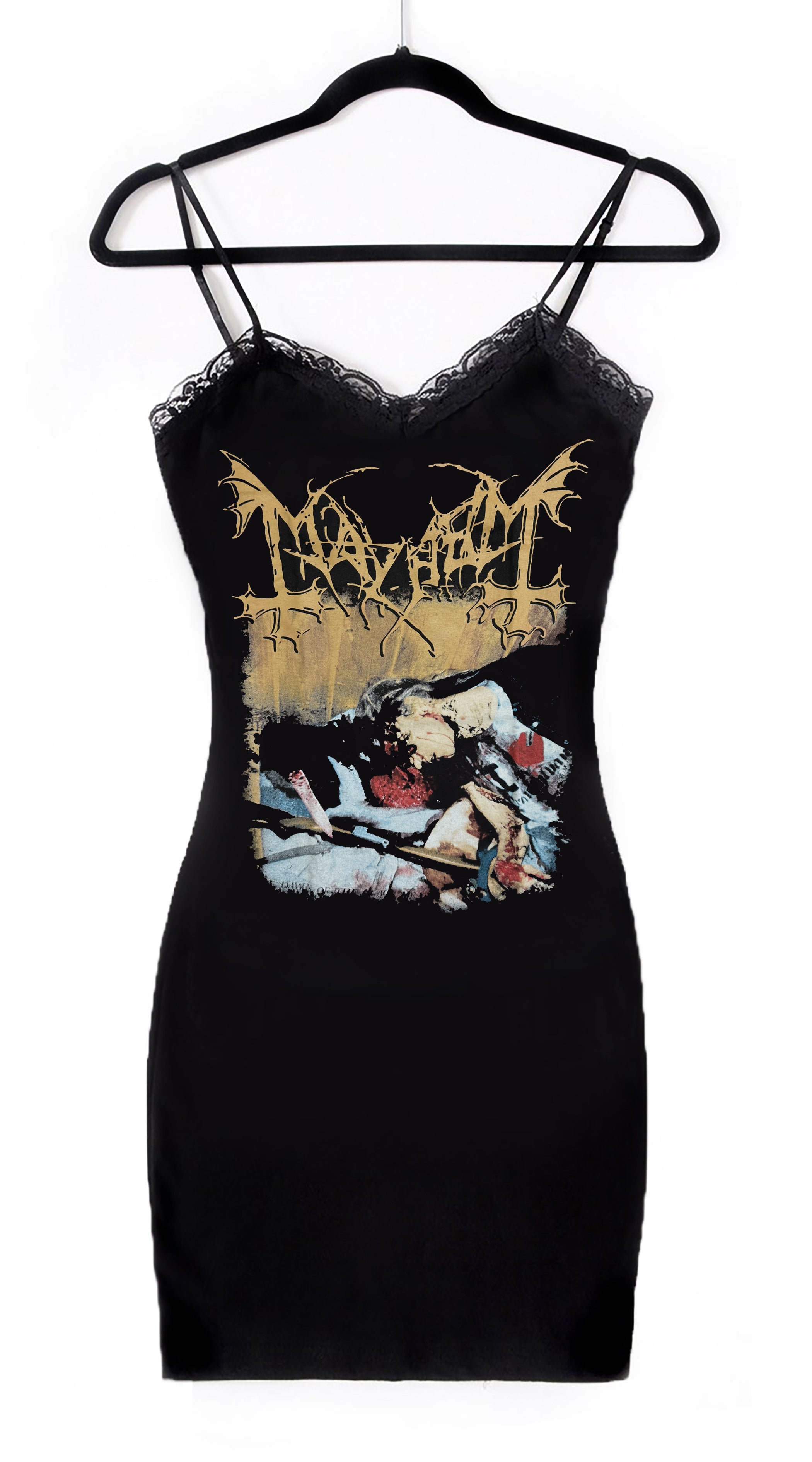 Mayhem Lace Strap Dress