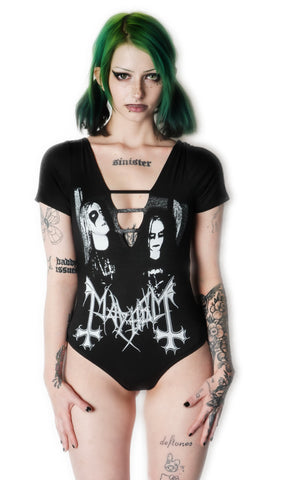 Mayhem Lace Up Bodysuit