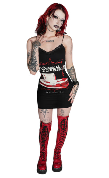 My Chemical Romance Lace Strap Dress (Be seeing you)
