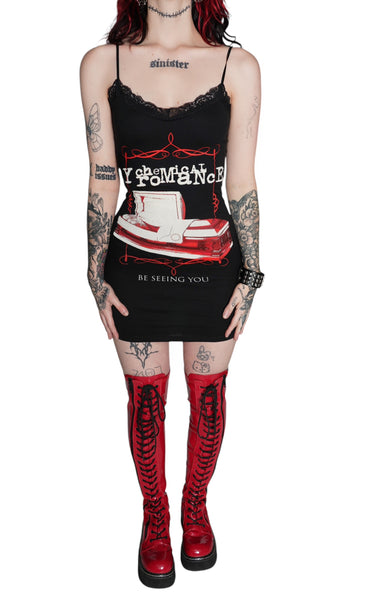 My Chemical Romance Lace Strap Dress (Be seeing you)