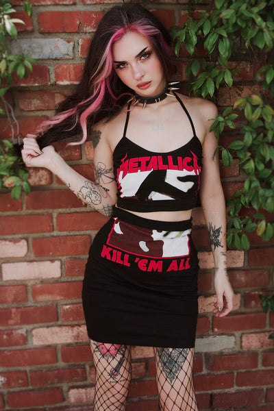Two Piece Metallica (Kill ‘Em All) Dress