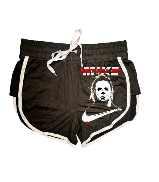 Just Kill me Work Out Shorts