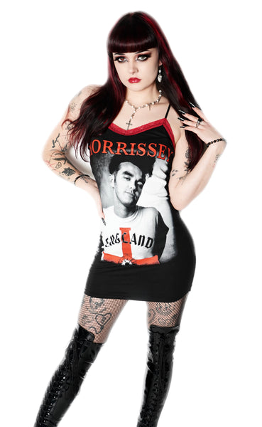 Morrissey Red Lace Strap Dress