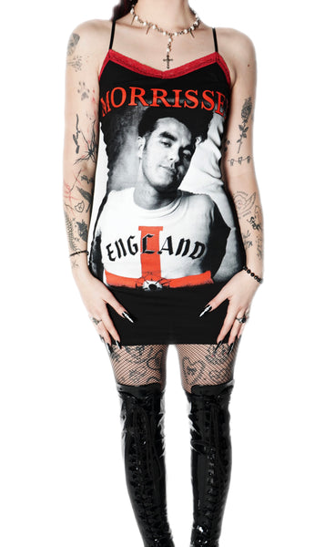 Morrissey Red Lace Strap Dress