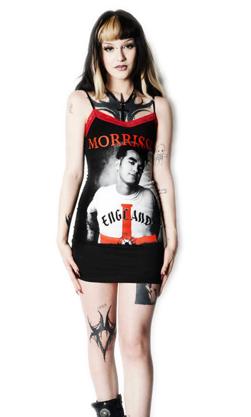 Morrissey Red Lace Strap Dress