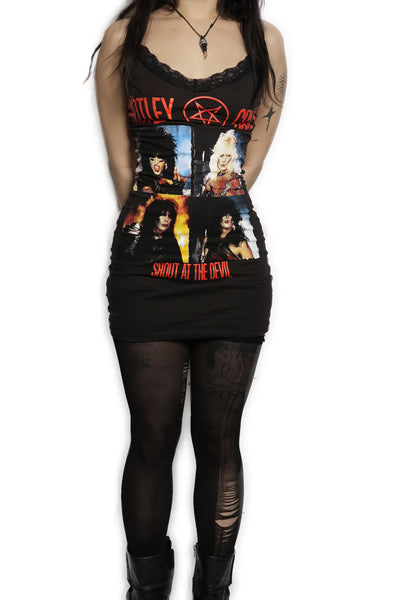 Motley Crue Lace Strap Dress