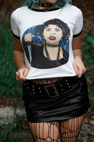 Nancy Downs Ringer Tee