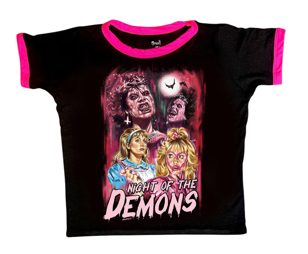 Night of the Demons Ringer Tee
