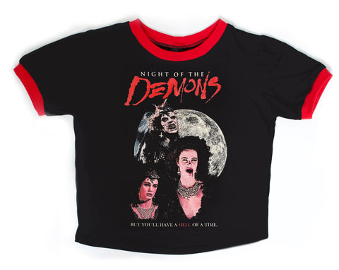 Night of the Demons Ringer Tee