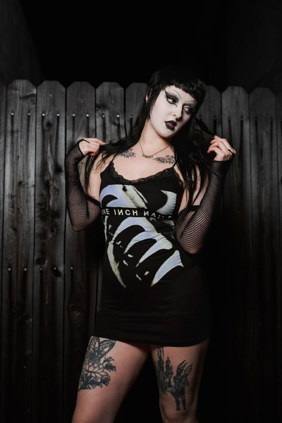 NIN Lace Strap Dress