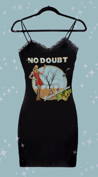 No Doubt Lace Strap Dress