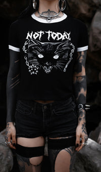 Not Today Ringer Tee