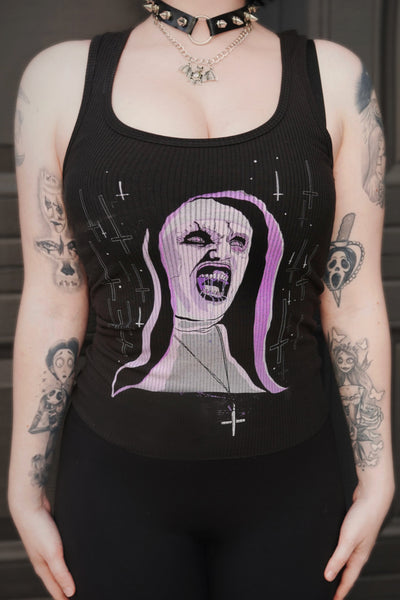 The Nun Ribbed Tank Top