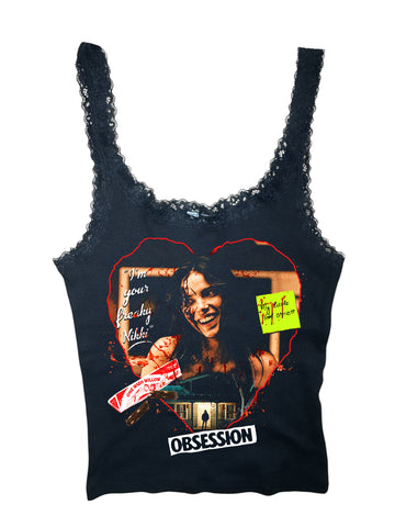 Obsession Ribbed Lace Tank