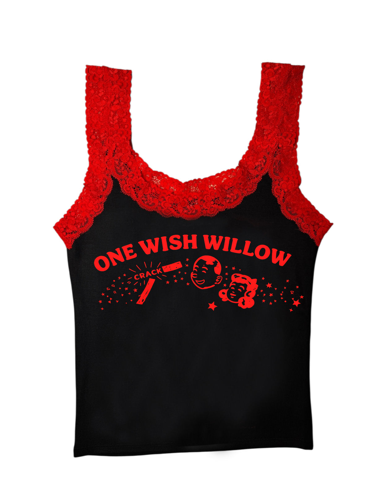 OWW Lace Ribbed Tank