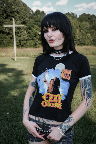 Ozzy Ringer Tee (Bark at the Moon)