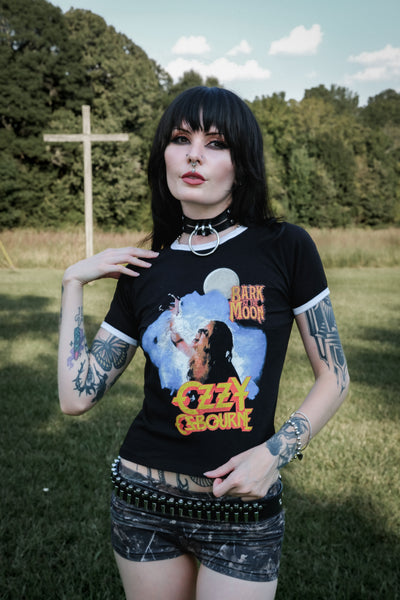 Ozzy Ringer Tee (Bark at the Moon)