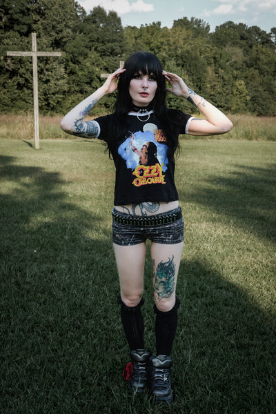 Ozzy Ringer Tee (Bark at the Moon)