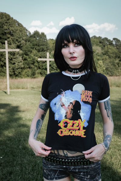 Ozzy Ringer Tee (Bark at the Moon)