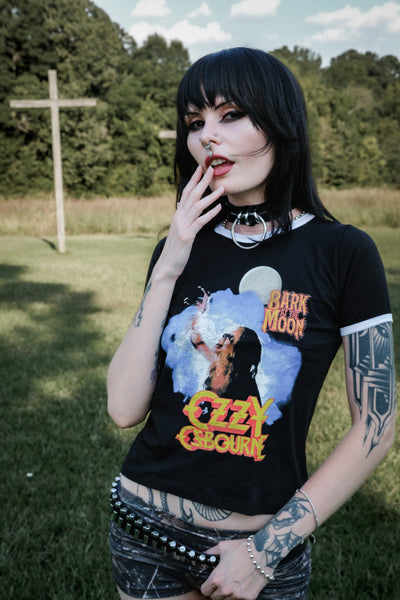 Ozzy Ringer Tee (Bark at the Moon)