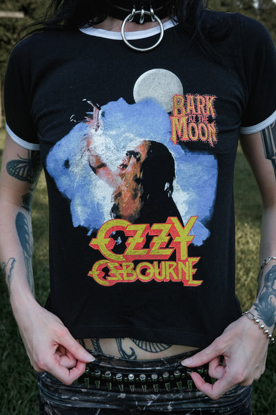 Ozzy Ringer Tee (Bark at the Moon)