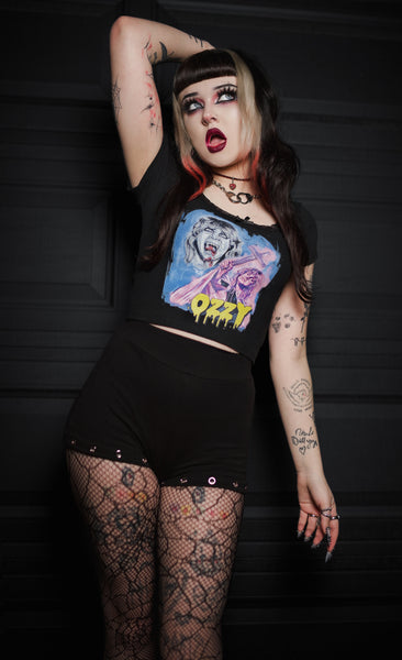 Ozzy Scoop Neck Lace Tee  (Limited edition)