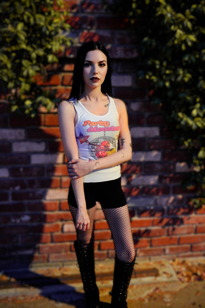 Party Monster Ribbed Tank Top