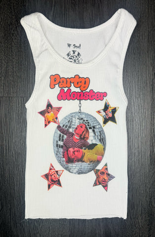 Party Monster Ribbed Tank Top