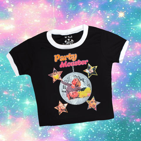 Party Monster Ringer Tee (Black)