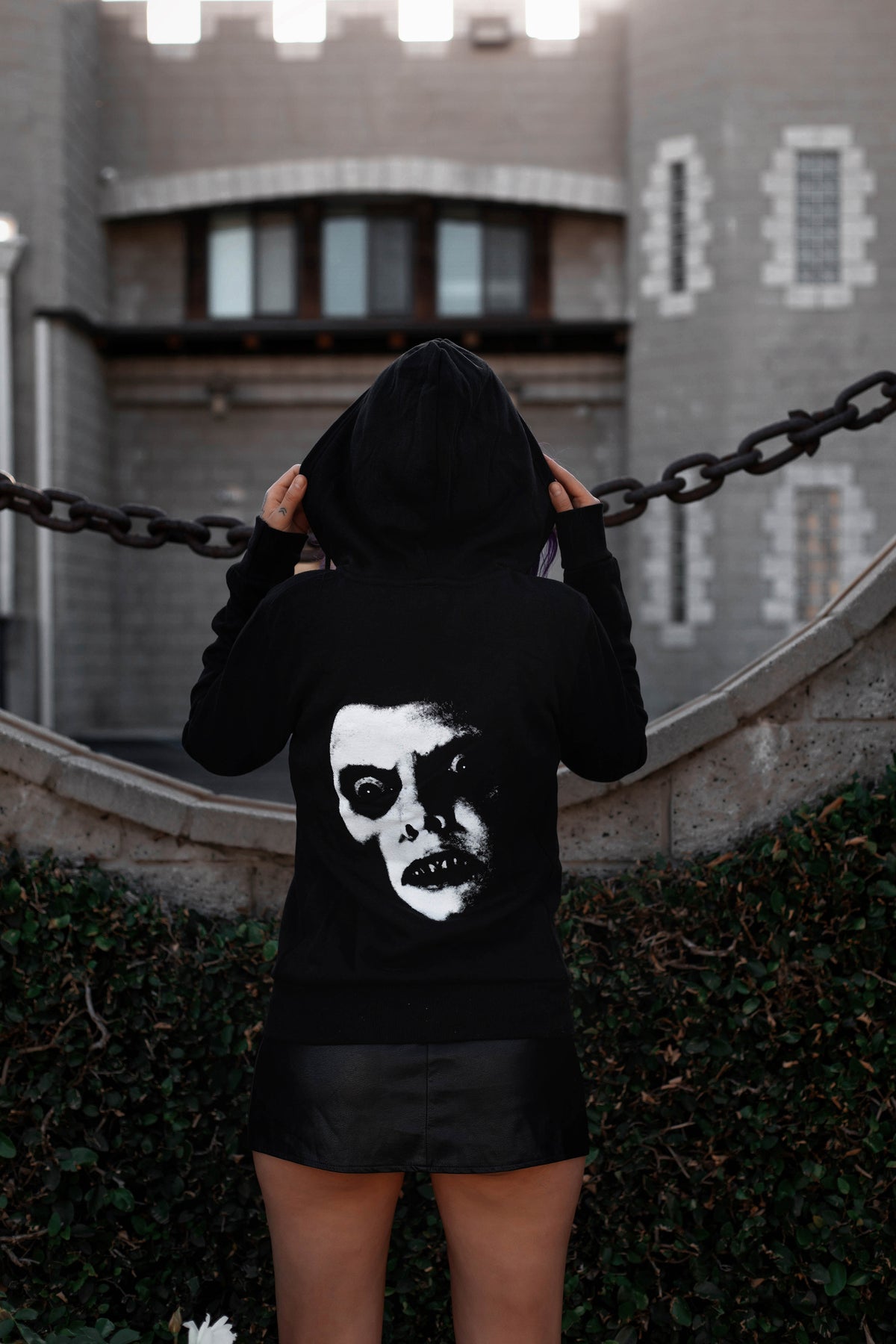 Pazuzu Fleeze Zip Up Hoodie (Women)