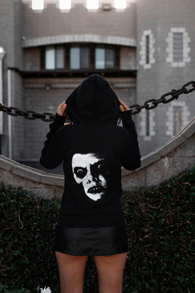 Pazuzu Fleeze Zip Up Hoodie (Women)