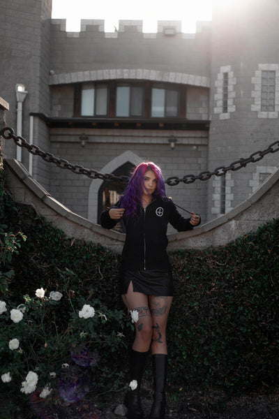 Pazuzu Fleeze Zip Up Hoodie (Women)