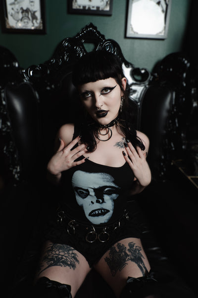 Pazuzu Ribbed Tank Top