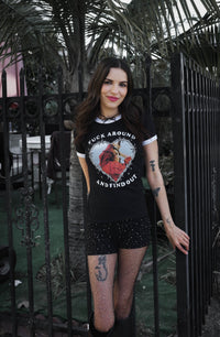 Pearl (F around) Ringer Tee