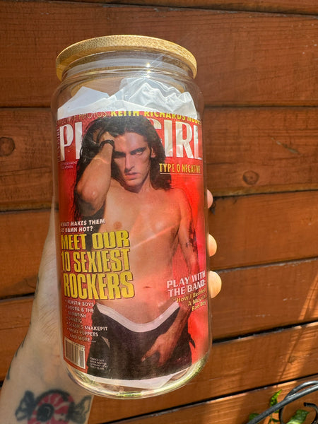Peter Steele - Playgirl Glass Tumbler Cup