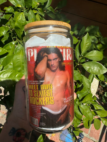 Peter Steele - Playgirl Glass Tumbler Cup