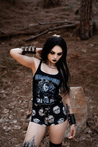 Tear Your Soul Ribbed Lace Tank