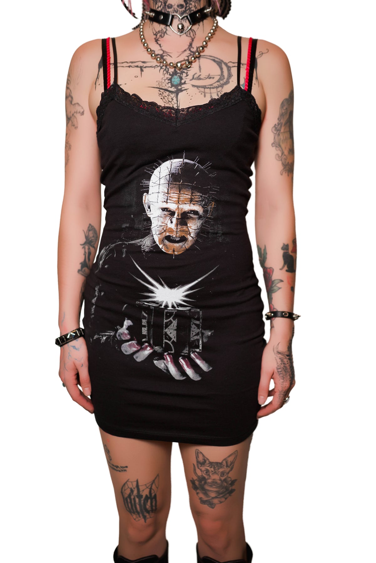 Hellraiser -Pinhead Lace Strap Dress