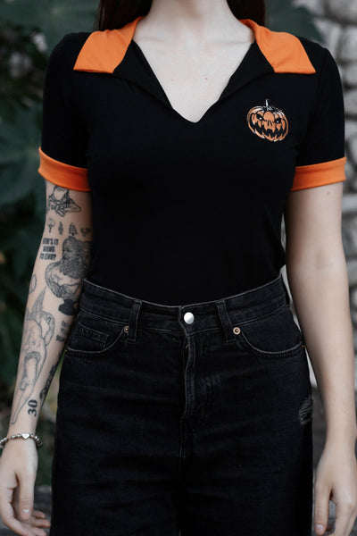 Pumpkin Polo Tee
