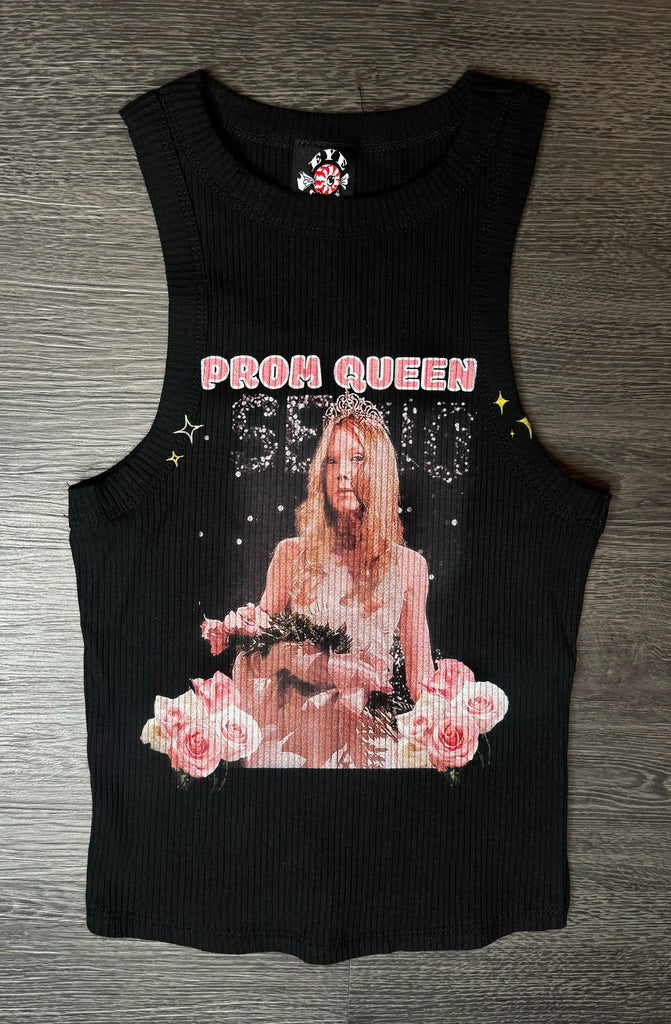 Prom Tank The Crow Tank (B&W) (Women) - Vera's Eyecandy