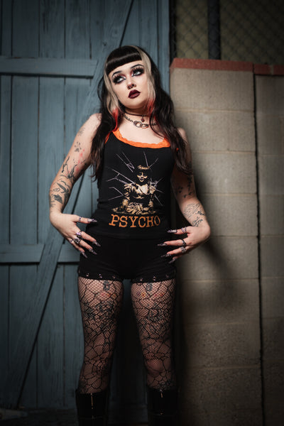 Psycho Lace Ribbed Tank (Limited edition)