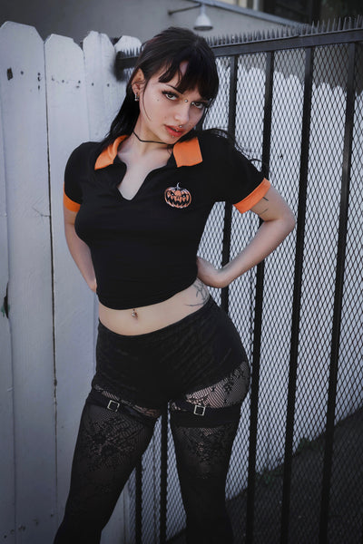 Pumpkin Polo Tee