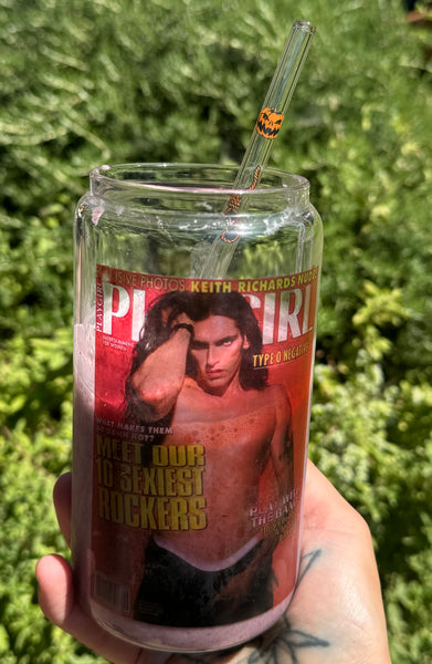 Peter Steele - Playgirl Glass Tumbler Cup
