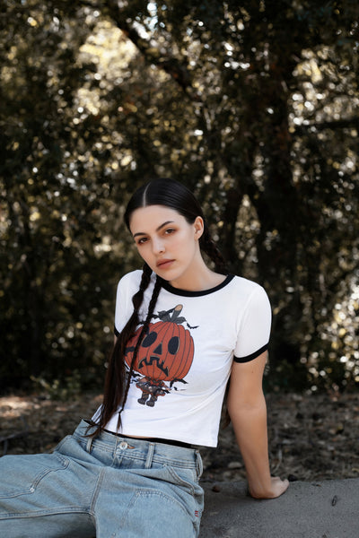 Pumpkin Babe Ringer Tee