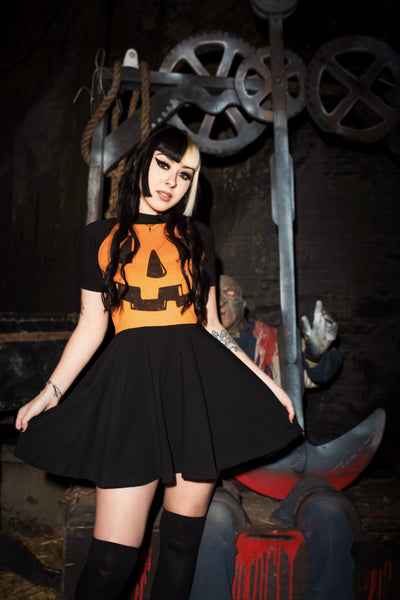 Pumpkin Baby Doll Dress