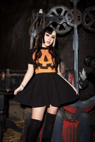 Pumpkin Baby Doll Dress