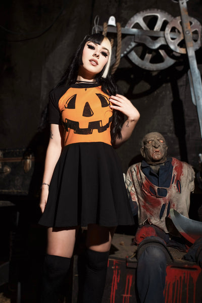 Pumpkin Baby Doll Dress