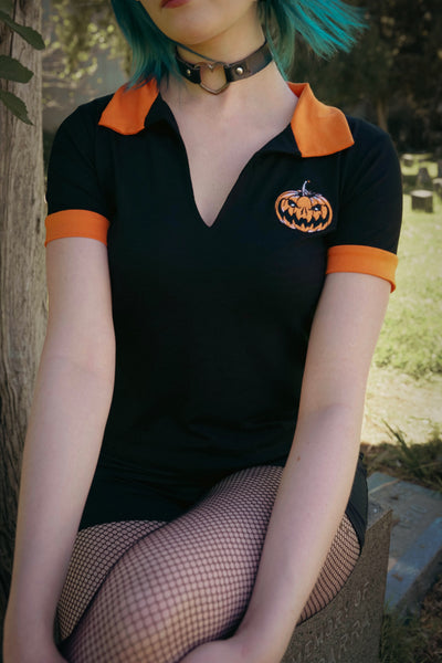 Pumpkin Polo Tee